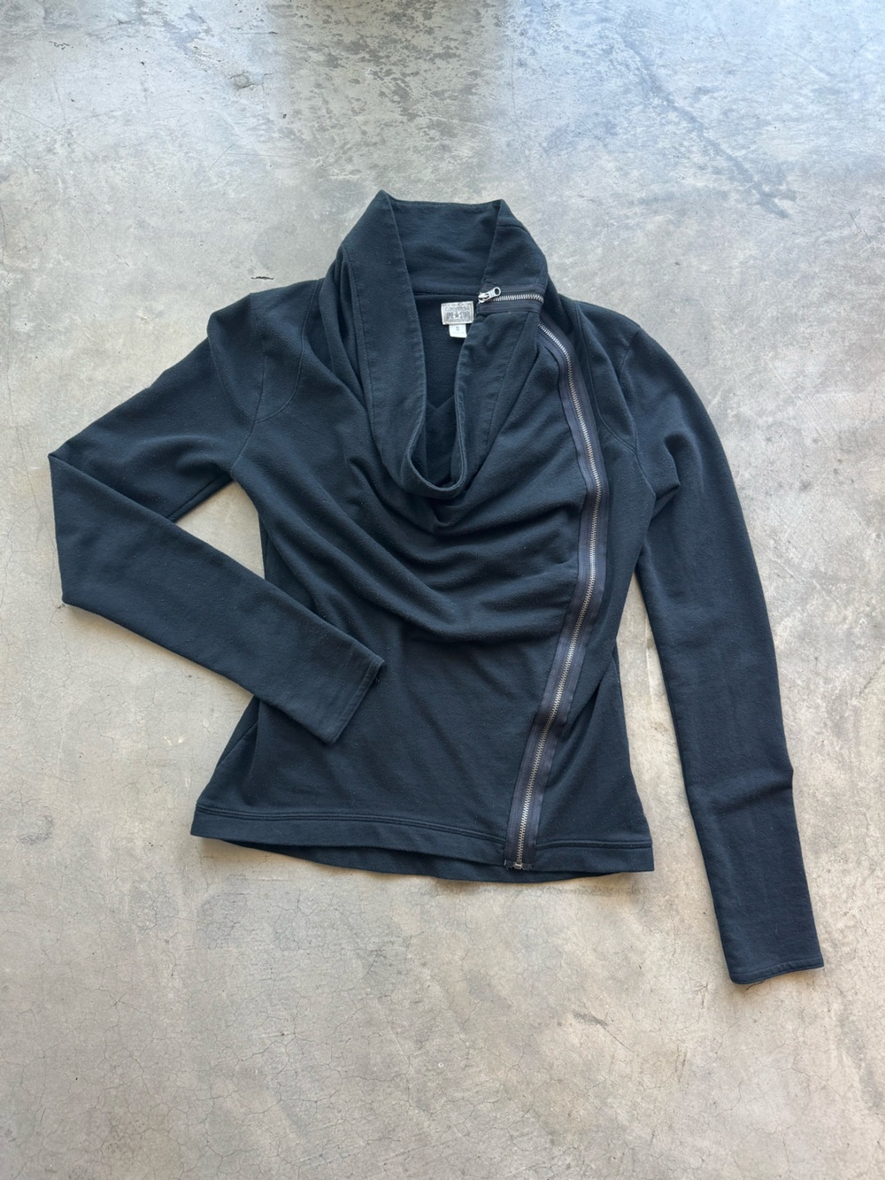 Converse All Star Cowl Neck Zipper Sweater